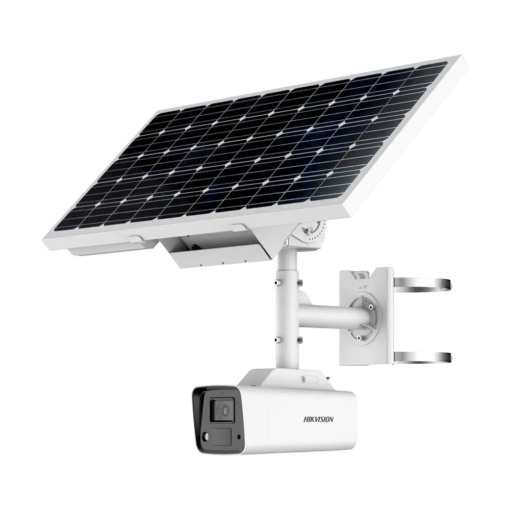 Caméra IP HIKVISION Bullet 4G avec alimentation autonome solaire / Référence DS-2XS2T47G1-LDH/4G/C18S40(4mm)