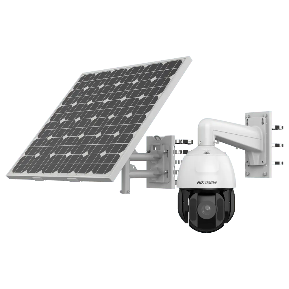 Caméra IP PTZ 4G HIKVISION avec alimentation autonome solaire / Référence DS-2DE5425IWG-K/4G