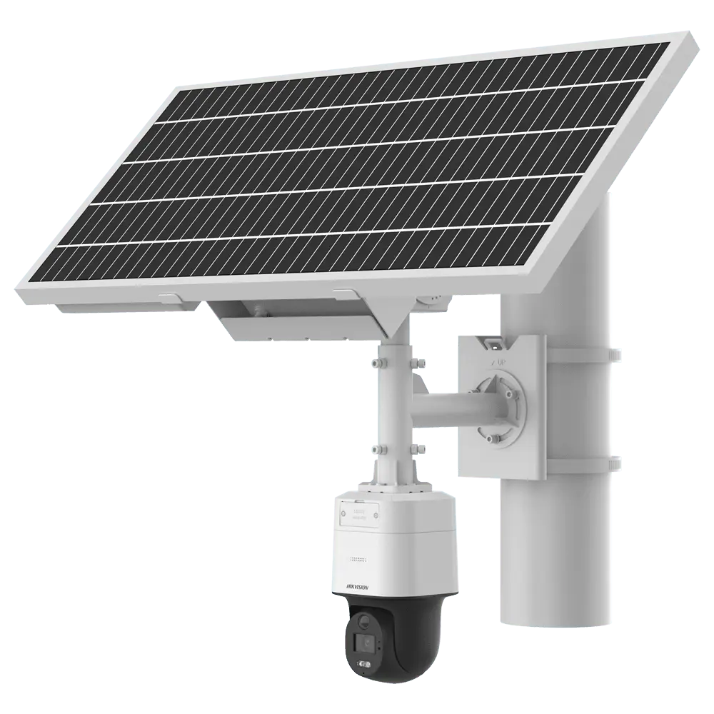 Caméra IP PTZ 4G HIKVISION avec alimentation autonome solaire / Référence DS-2XS3Q47G1-LDH/4G/C18S40(4mm) TSA Distribution