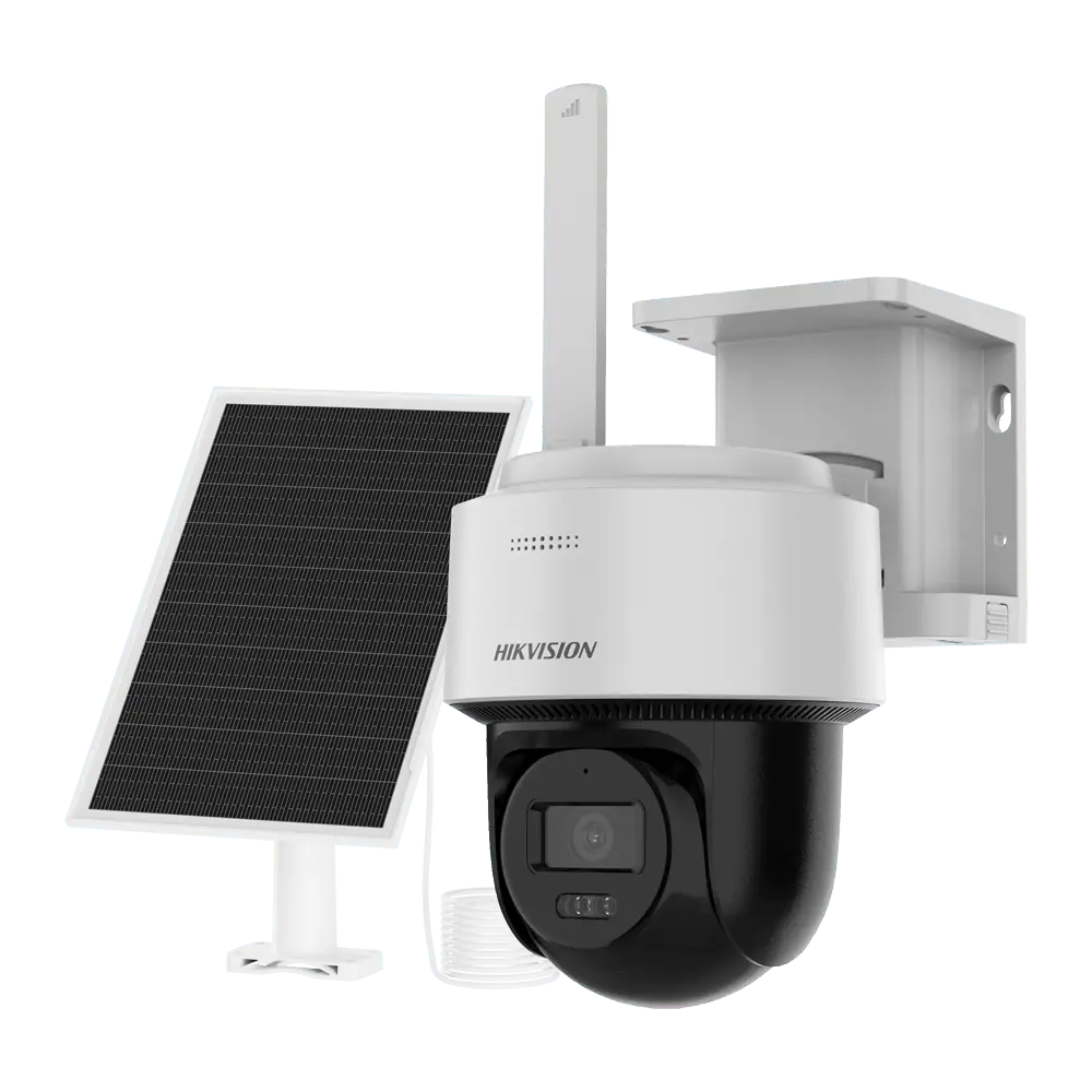 Caméra IP PTZ HIKVISION 4G avec panneau solaire / Référence DS-2CFSP4/4G(2,8 mm) TSA Distribution