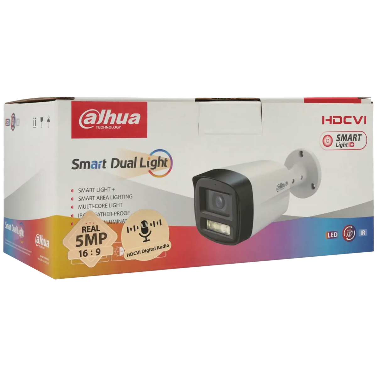 Caméra bullet HD-CVI 5 mégapixels à optique fixe / Référence HAC-HFW1500TLM-IL-A