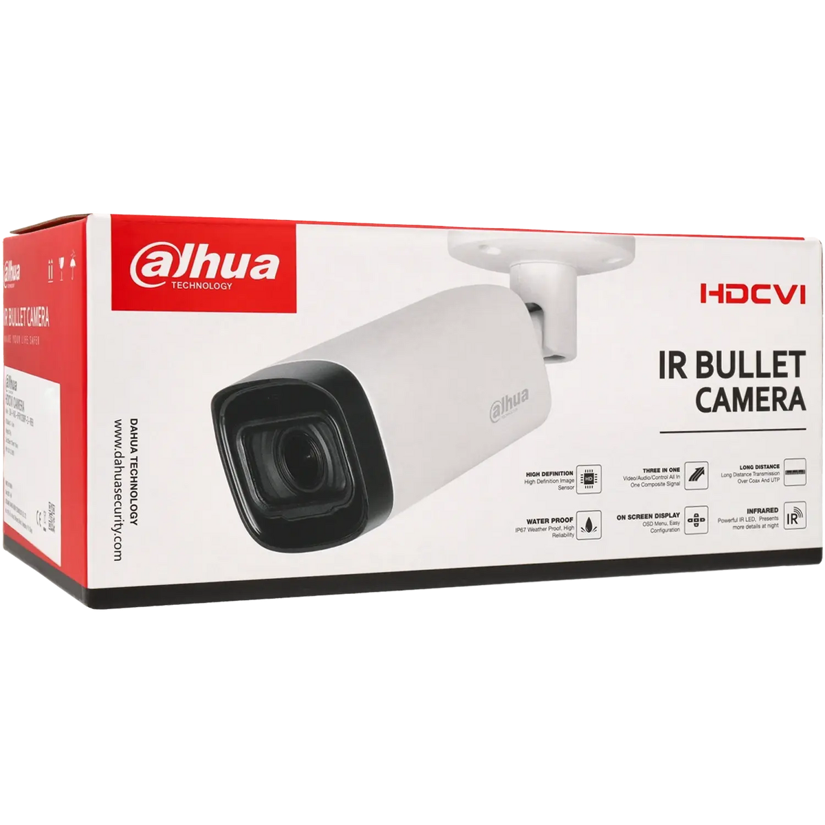 Caméra bullet HD-CVI 5 mégapixels à optique vari focale motorisée (zoom) / Référence HAC-HFW1500R-Z-IRE6-A