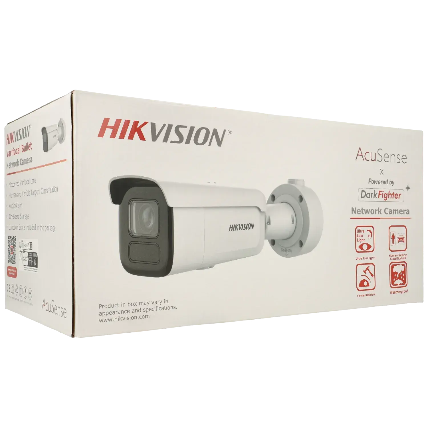 Caméra compactes IP HIKVISION avec 8 mégapixels et objectif zoom optique / Référence DS-2CD2686G2HT-IZS(2.8-12mm)(eF) TSA Distribution