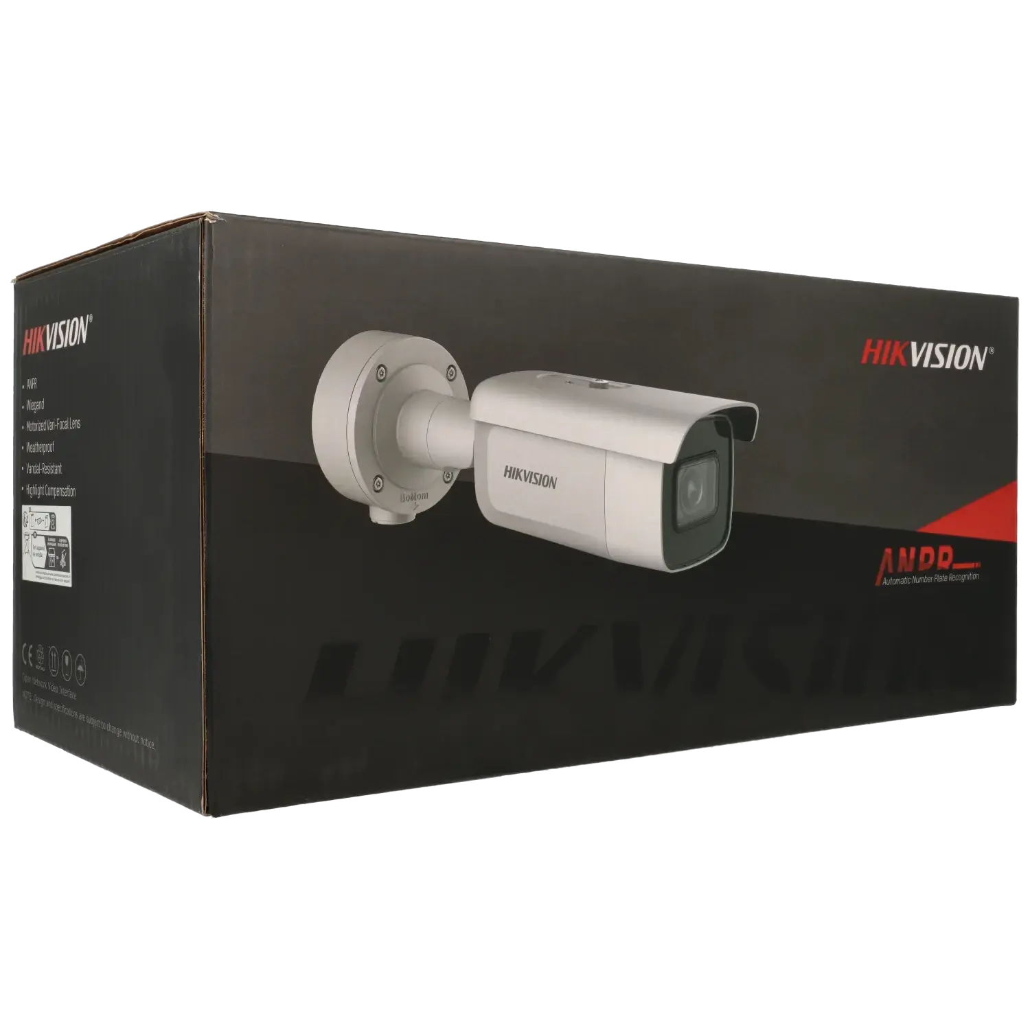 Caméra lecture de plaque d'immatriculation (anpr) IP HIKVISION avec 4 mégapixels et objectif zoom optique / Référence DS-2CD3646G2/P-IZS TSA Distribution