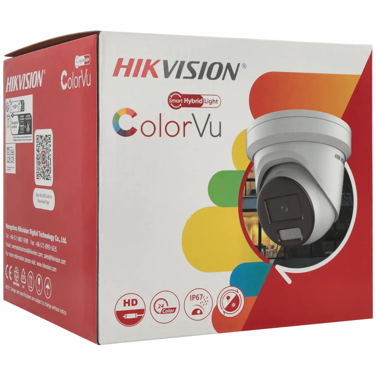 Caméra mini dôme HIKVISION IP 4 mégapixels à optique fixe / Référence DS-2CD2347G2H-LISU/SL(2.8mm)(eF)