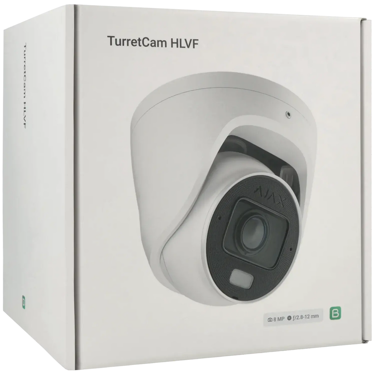 Caméra mini dôme IP AJAX 8 mégapixels à optique vari focale motorisée (zoom) / Référence TURRETCAM-8-HLVF-W