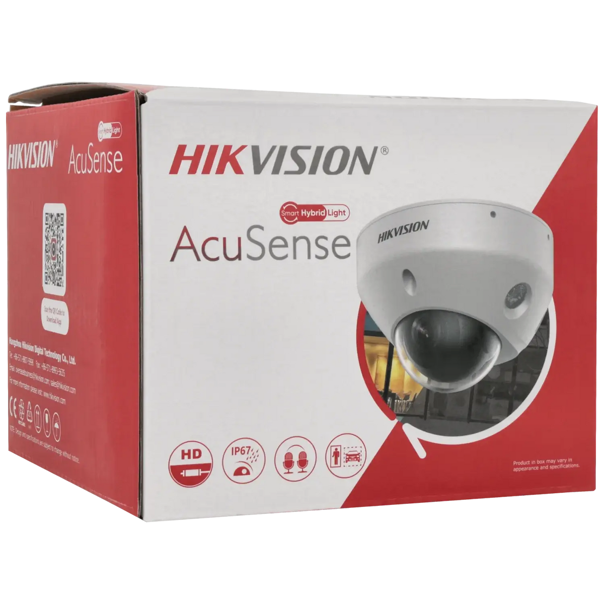 Caméra mini dôme IP HIKVISION 8 mégapixels à optique fixe / Référence DS-2CD2583G2-LIS2U(2.8mm)