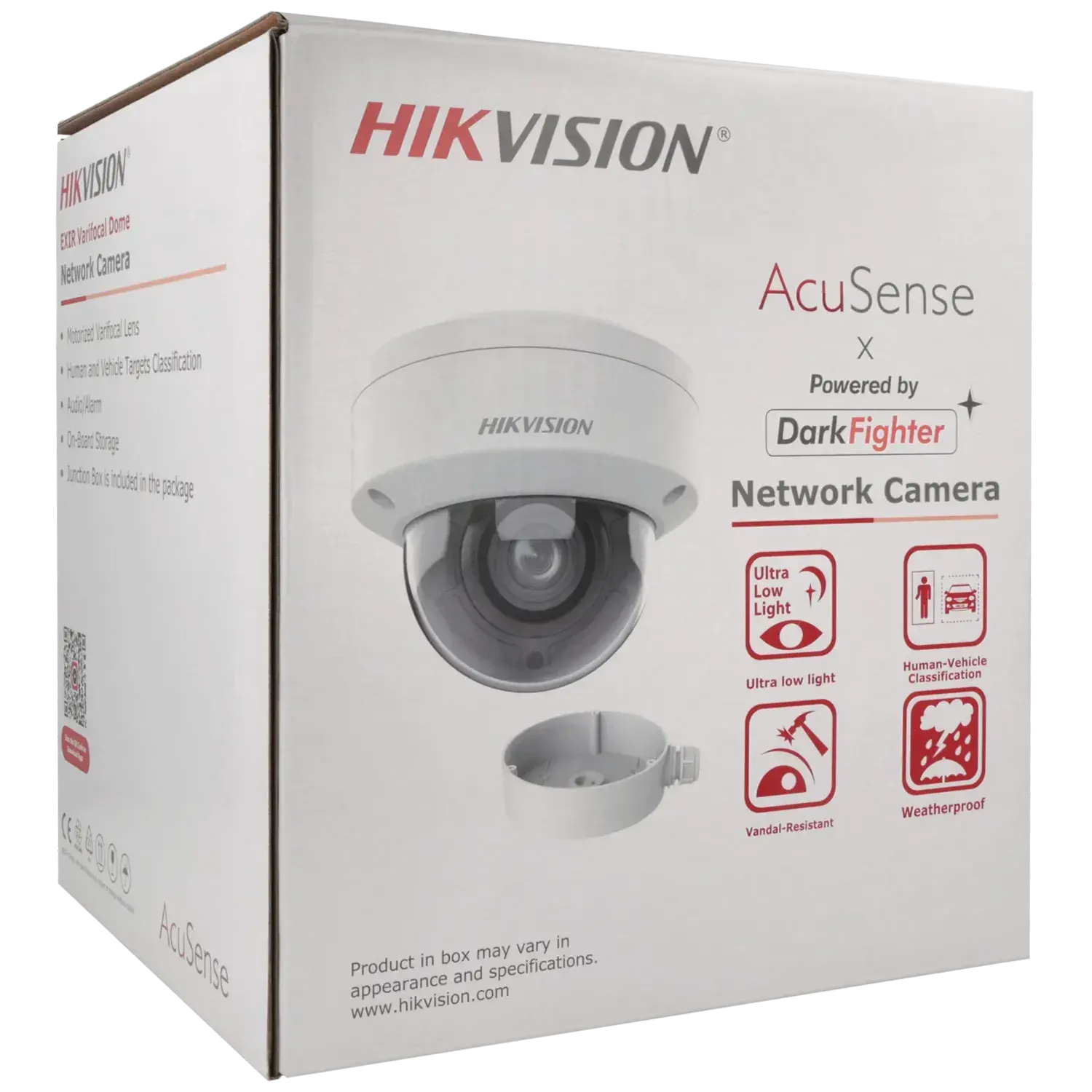 Caméra mini dôme IP HIKVISION avec 4 mégapixels et objectif zoom optique / Référence DS-2CD2746G2HT-IZS(2.8-12mm)(eF) TSA Distribution