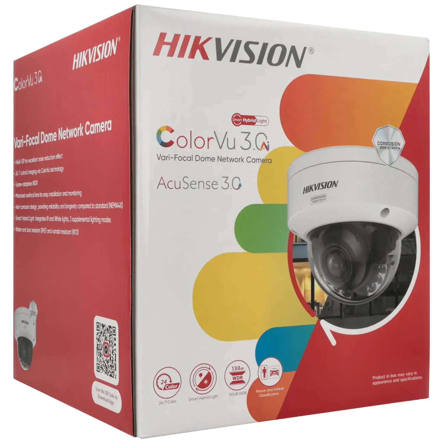 Caméra mini dôme IP HIKVISION avec 8 mégapixels et objectif zoom optique / Référence DS-2CD2787G3T-LIZSY(2.8-12mm) TSA Distribution