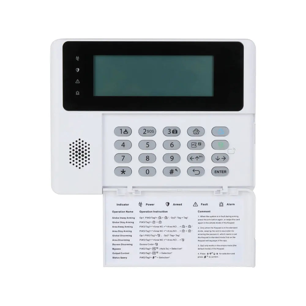 Clavier radio LCD DAHUA avec lecteur IC-Desfire / Référence DHI-ARK30C-RW2