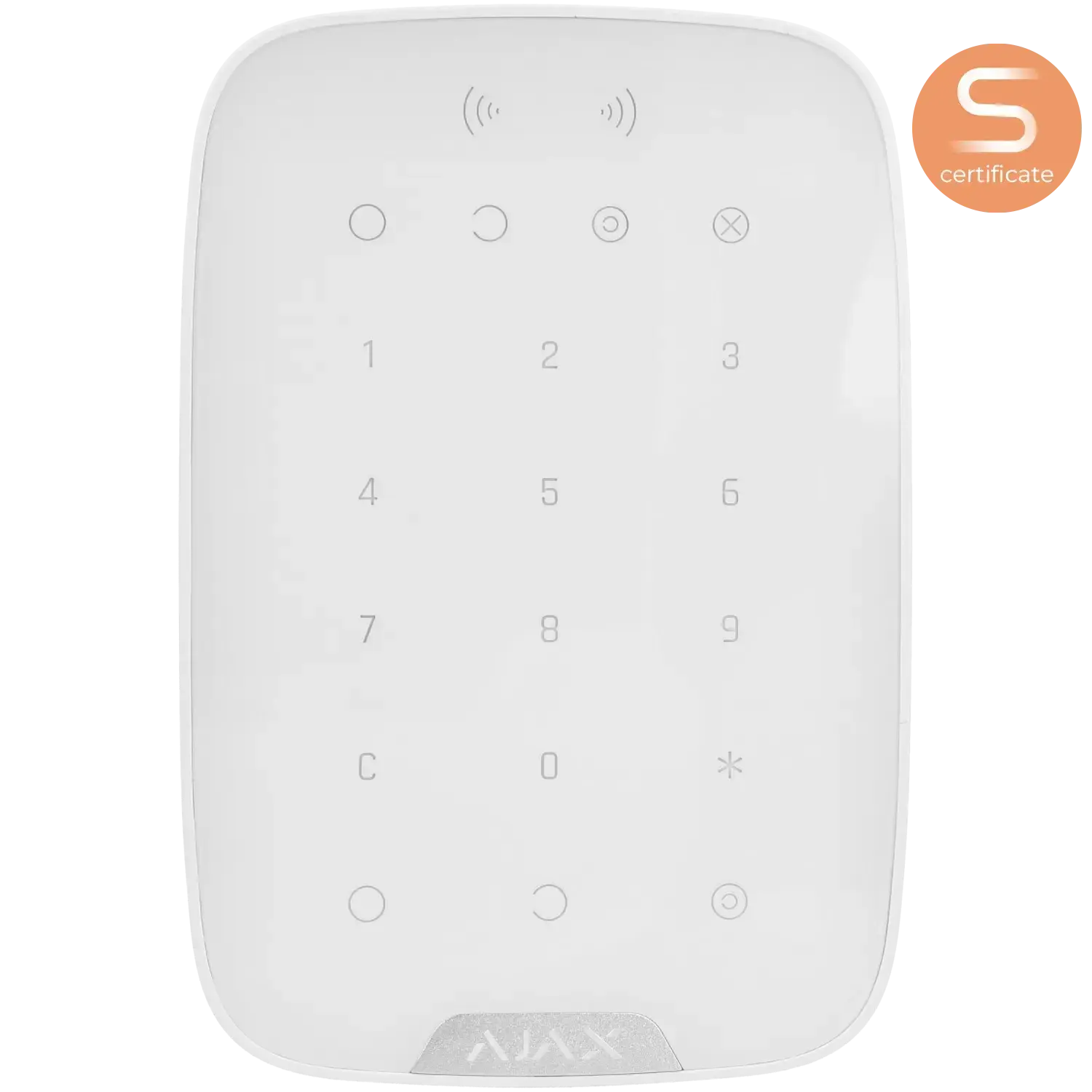 Clavier sans fil AJAX / Référence KEYPADPLUS-S-W
