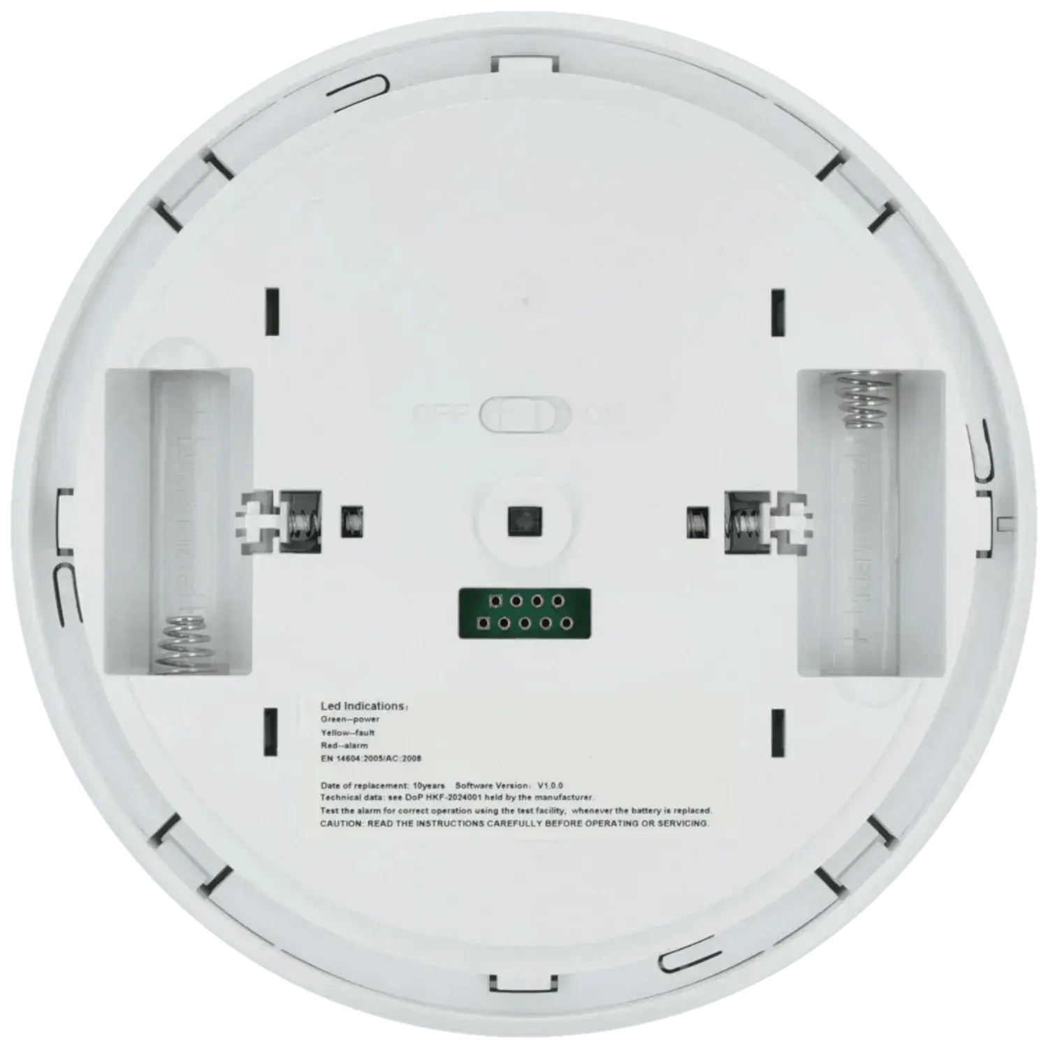Detecteur-d_incendie-fumee-et-chaleur-HIKVISION-Reference-DS-PD451SMK-WE-TSA-Distribution-110351583 - TSA Distribution
