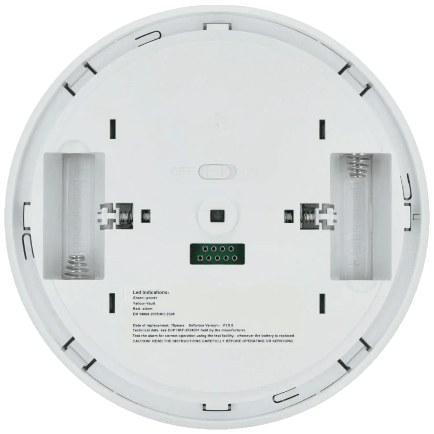 Detecteur-d_incendie-fumee-et-chaleur-HIKVISION-Reference-DS-PD451SMK-WE-TSA-Distribution-110351583 - TSA Distribution