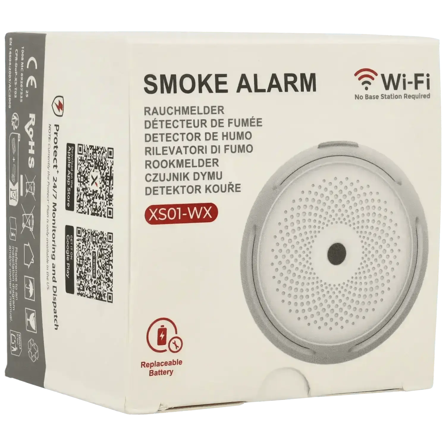 Detecteur-de-fumee-autonome-X-SENSE-avec-Wifi-Reference-XS01-WX-TSA-Distribution-109770896 - TSA Distribution