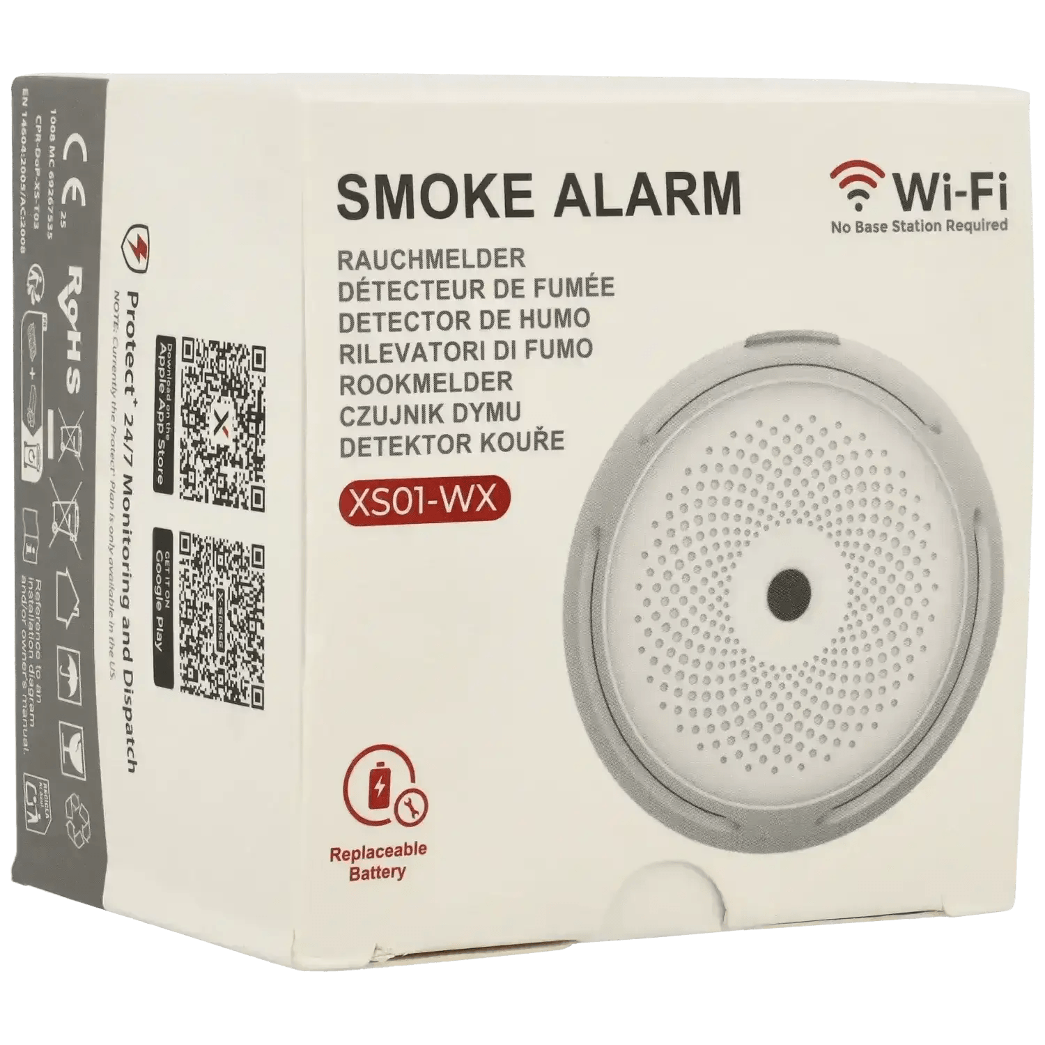 Detecteur-de-fumee-autonome-X-SENSE-avec-Wifi-Reference-XS01-WX-TSA-Distribution-109770896 - TSA Distribution