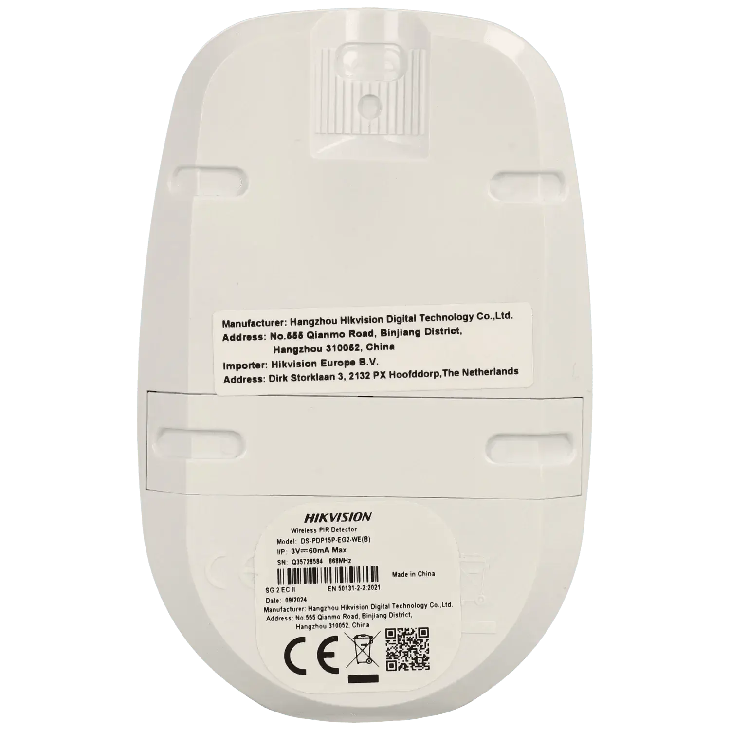 Détecteur volumétrique sans fil AX PRO HIKVISION / Référence DS-PDP15P-EG2-WE