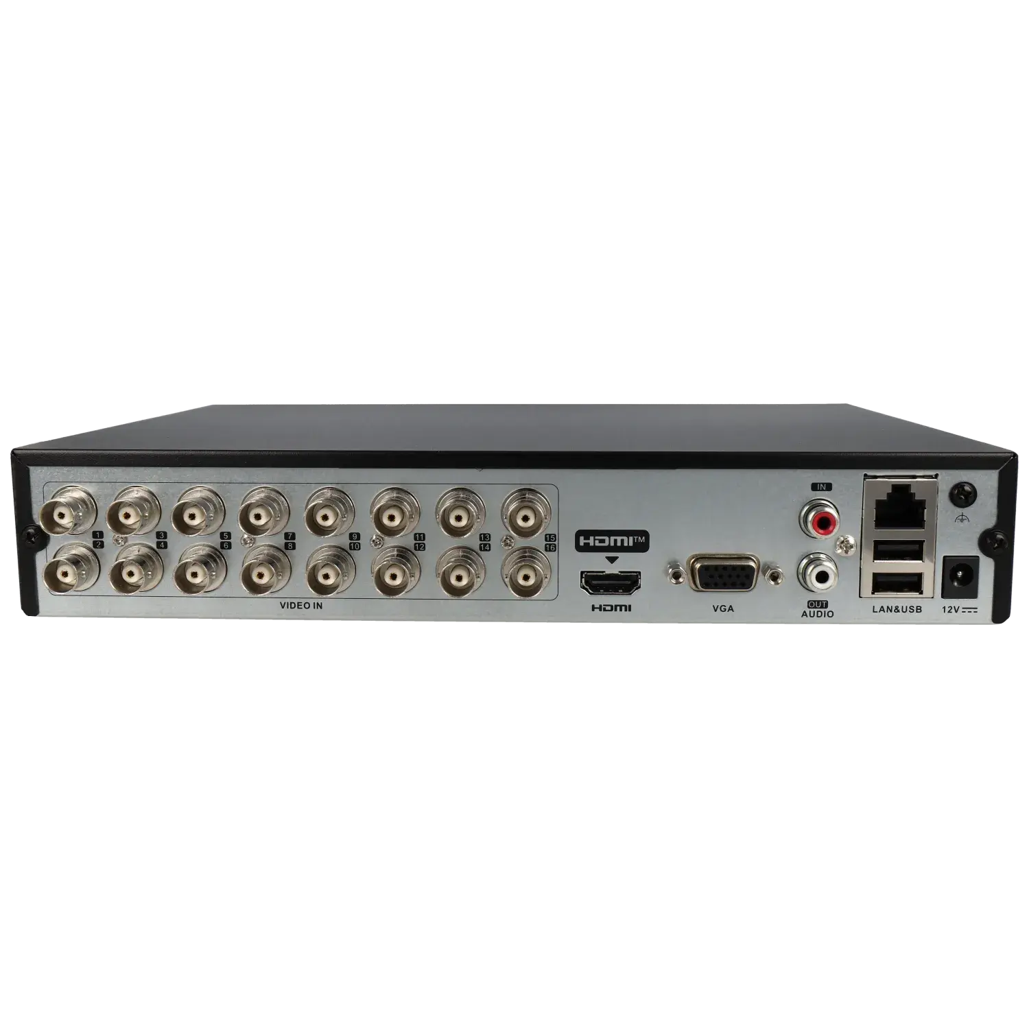 Enregistreur 5 en 1 HIKVISION (hd-cvi, hd-tvi, ahd, analogique et IP) pour 16 canaux et 2 mpx de résolution maximale / Référence HWD-6116MH/T