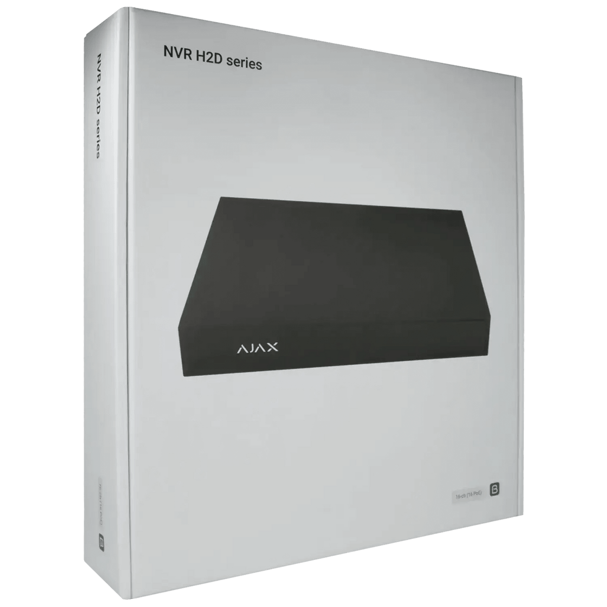 Enregistreur IP AJAX pour 16 canaux et 12 mpx de résolution avec 16 ports PoE / Référence NVR216-HAC-16P-B TSA Distribution