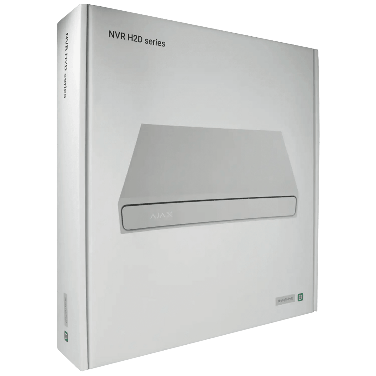 Enregistreur IP AJAX pour 16 canaux et 12 mpx de résolution avec 16 ports PoE / Référence NVR216-HAC-16P-W