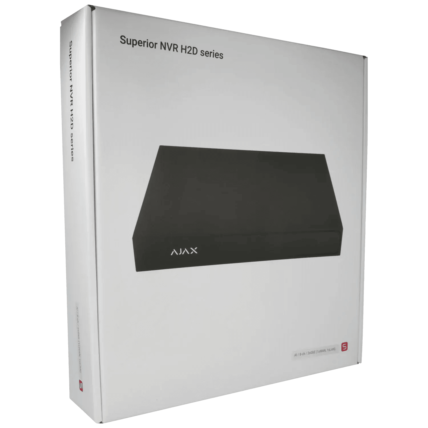 Enregistreur IP AJAX pour 8 canaux et 12 mpx de résolution / Référence NVR208-HAC2G-AI-S-B
