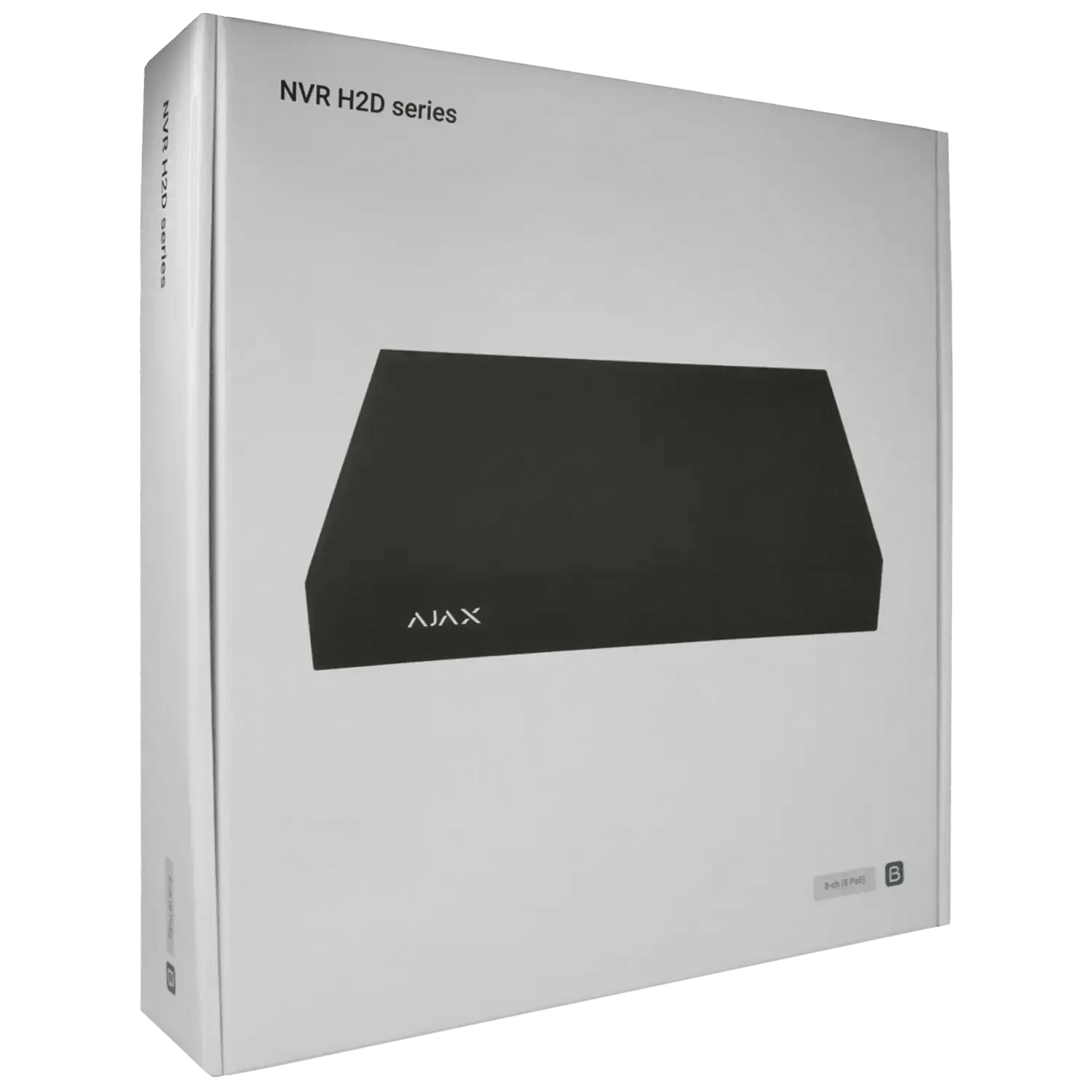 Enregistreur IP AJAX pour 8 canaux et 12 mpx de résolution avec 8 ports PoE / Référence NVR208-HAC-8P-B