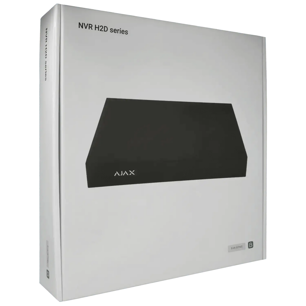 Enregistreur IP AJAX pour 8 canaux et 12 mpx de résolution avec 8 ports PoE / Référence NVR208-HAC-8P-B