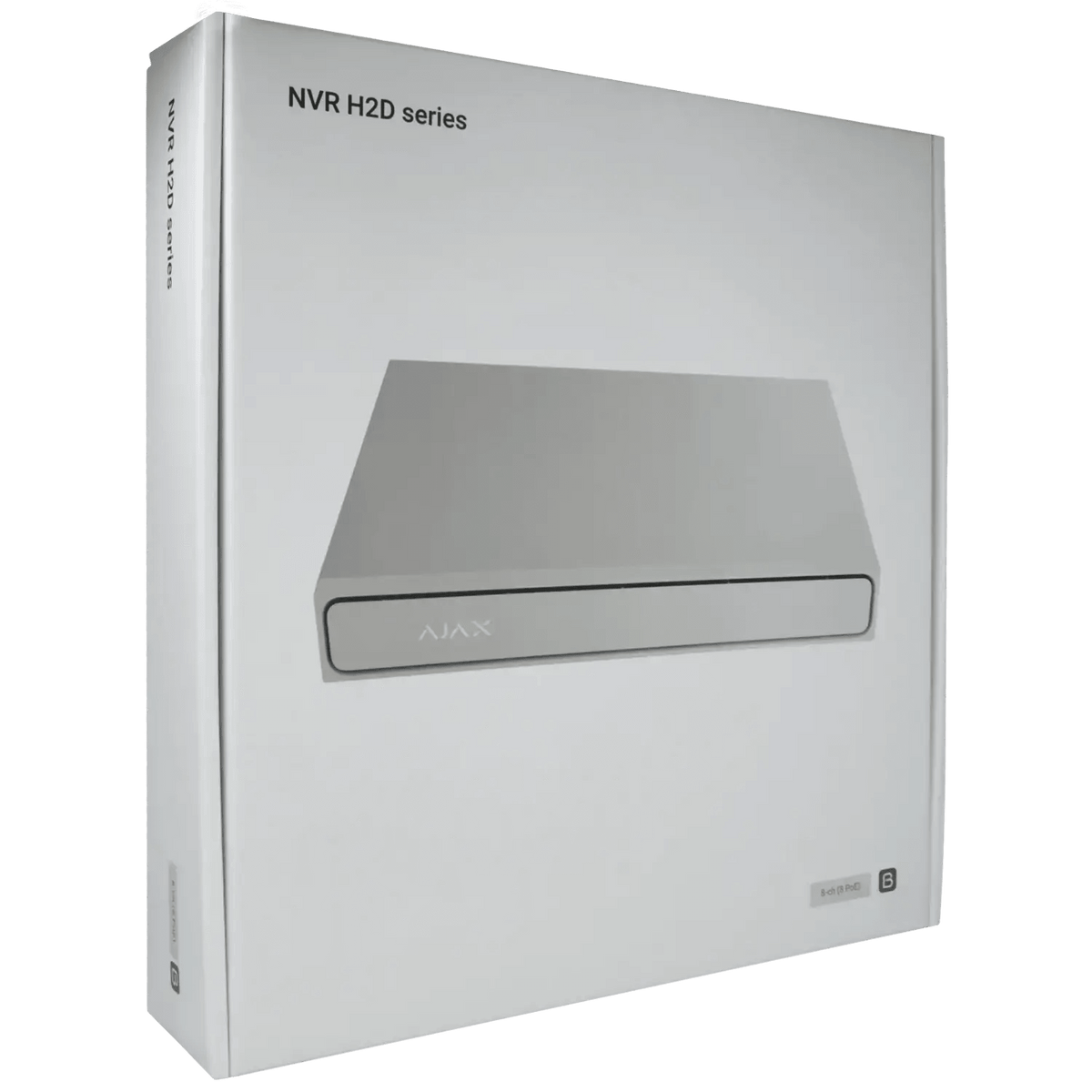 Enregistreur IP AJAX pour 8 canaux et 12 mpx de résolution avec 8 ports PoE / Référence NVR208-HAC-8P-W TSA Distribution
