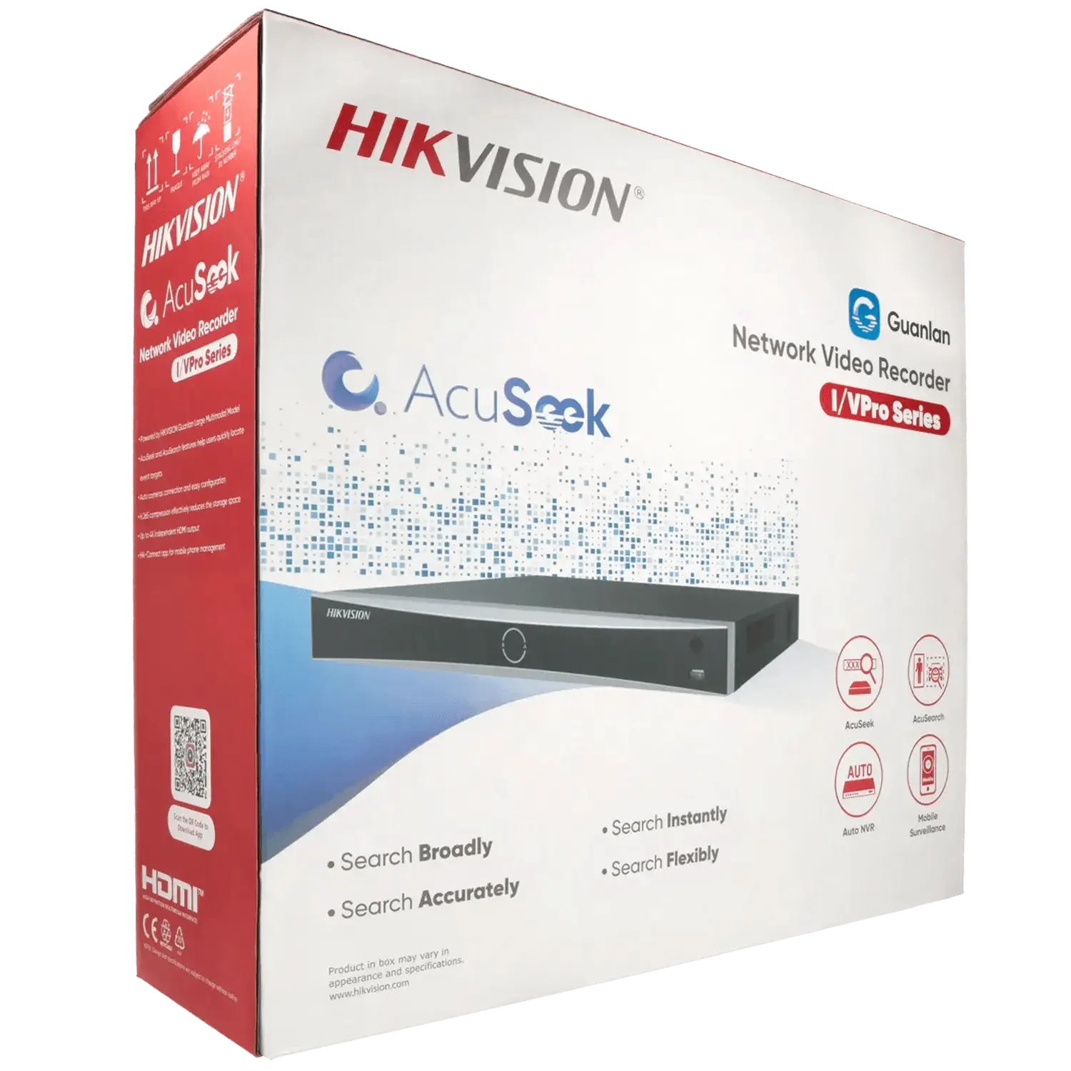 Enregistreur IP HIKVISION pour 8 canaux et 32 mpx de résolution avec 8 ports PoE / Référence DS-7608NXI-I2/8P/VPro TSA Distribution