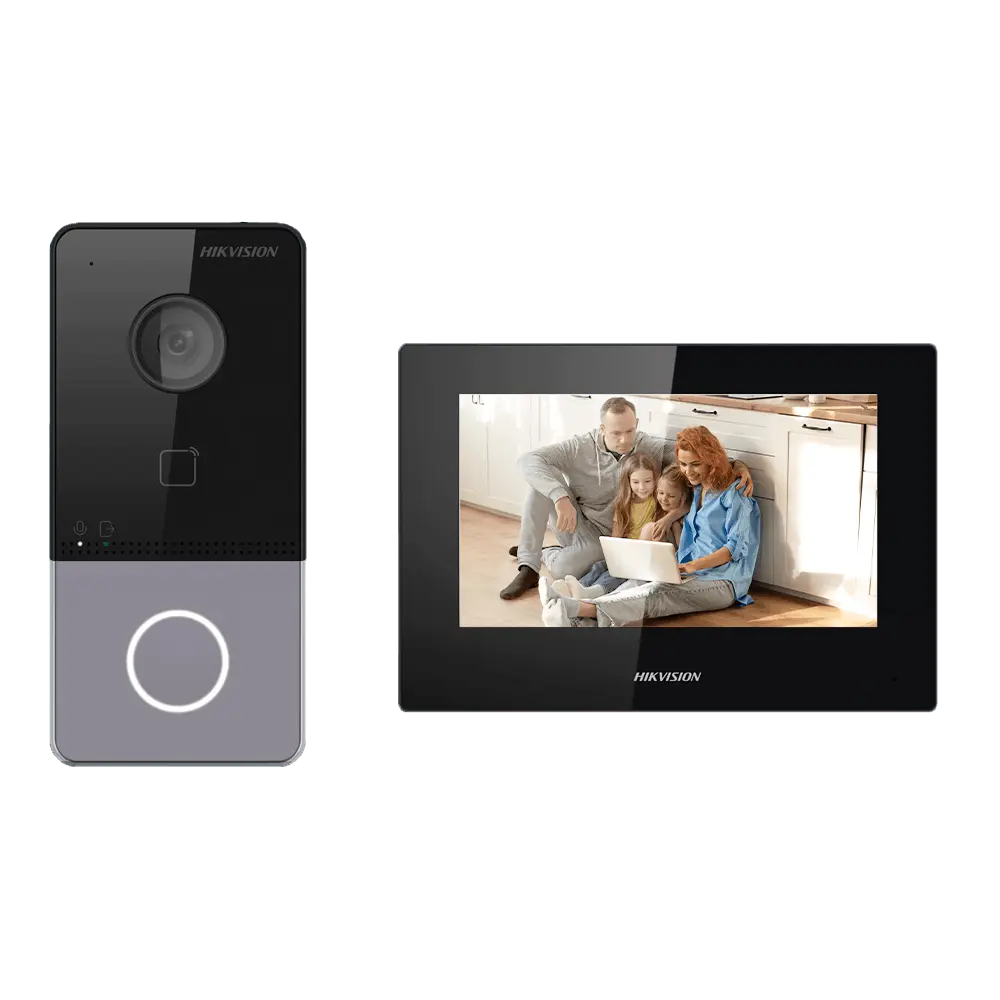 Kit portier vidéo HIKVISION / Référence DS-KIS605-P(C) TSA Distribution