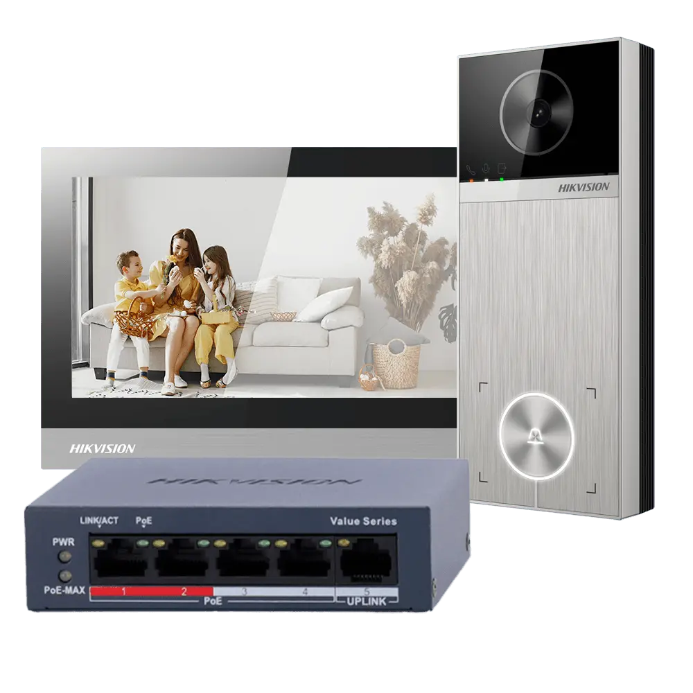 Kit portier vidéo HIKVISION / Référence DS-KIS613-S TSA Distribution