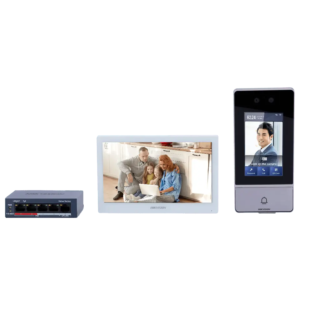 Kit portier vidéo HIKVISION / Référence DS-KIS902-S TSA Distribution