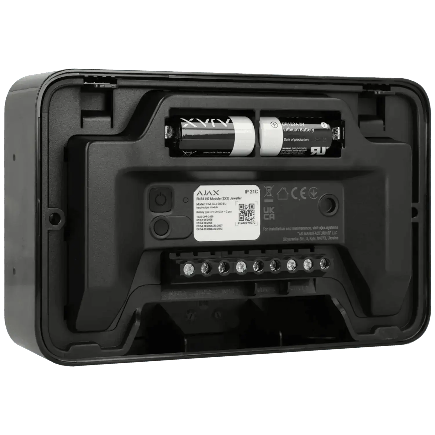Module-AJAX-avec-2-entrees-et-2-sorties-cablees-pour-la-gestion-incendie-Reference-EN54-MODULE-IO2X2-B-TSA-Distribution-109940481 - TSA Distribution