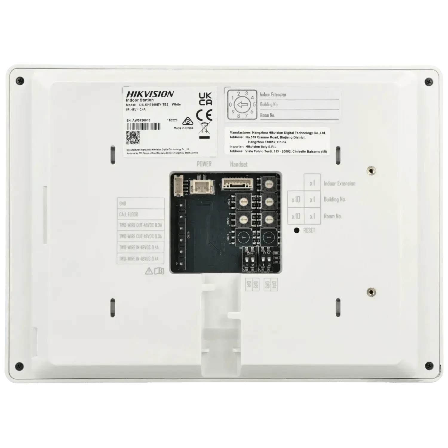 Moniteur-HIKVISION-2-fils-7_-Reference-DS-KH7300EY-TE2-W-TSA-Distribution-109330327 - TSA Distribution