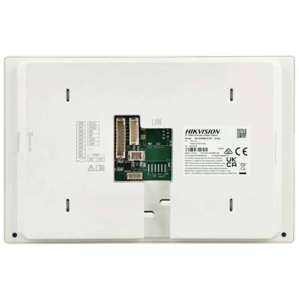 Moniteur IP HIKVISION 7 pouces / Référence DS-KH6350-WTE1/White