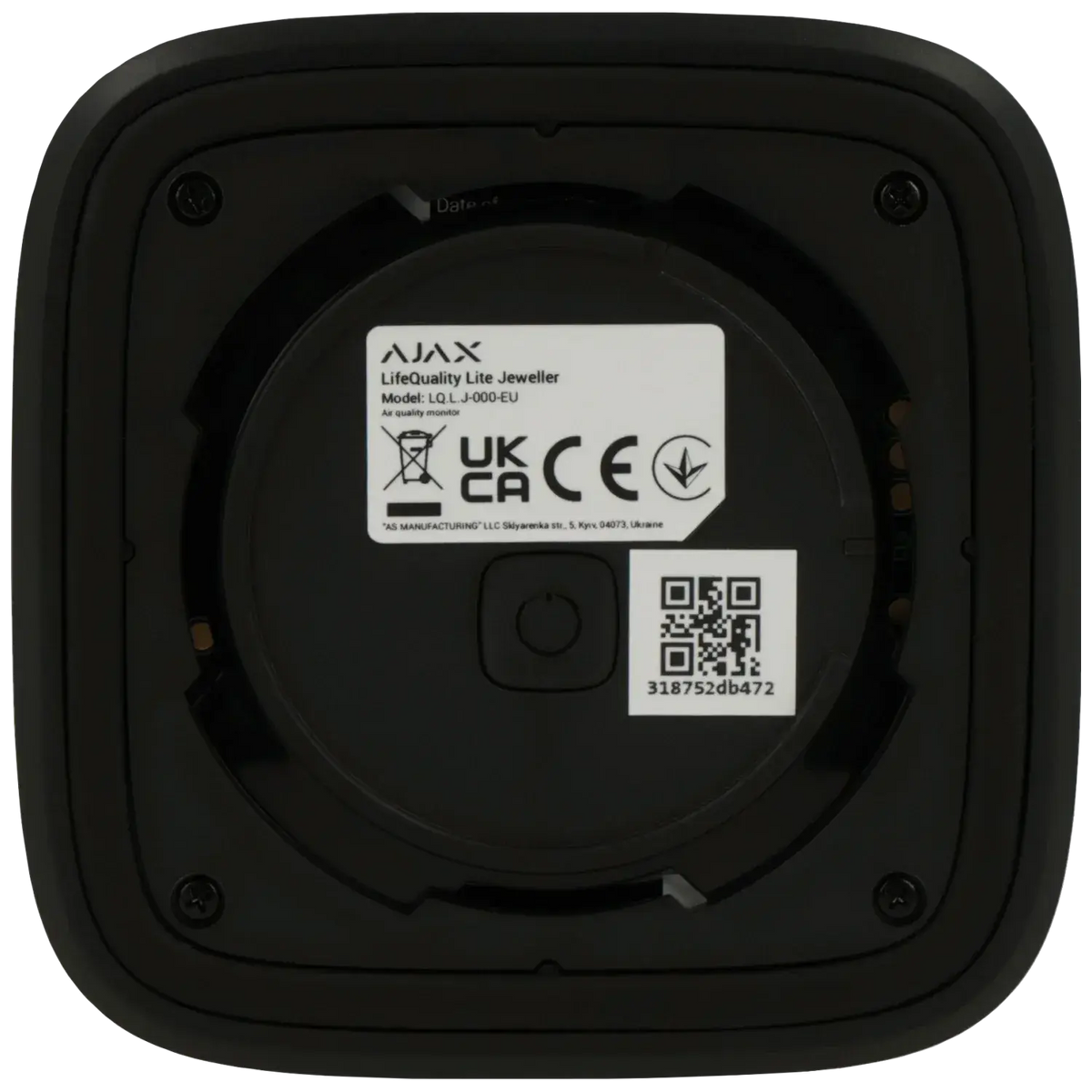 Moniteur de qualité d'air AJAX / Référence LIFEQUALITY-LITE-B