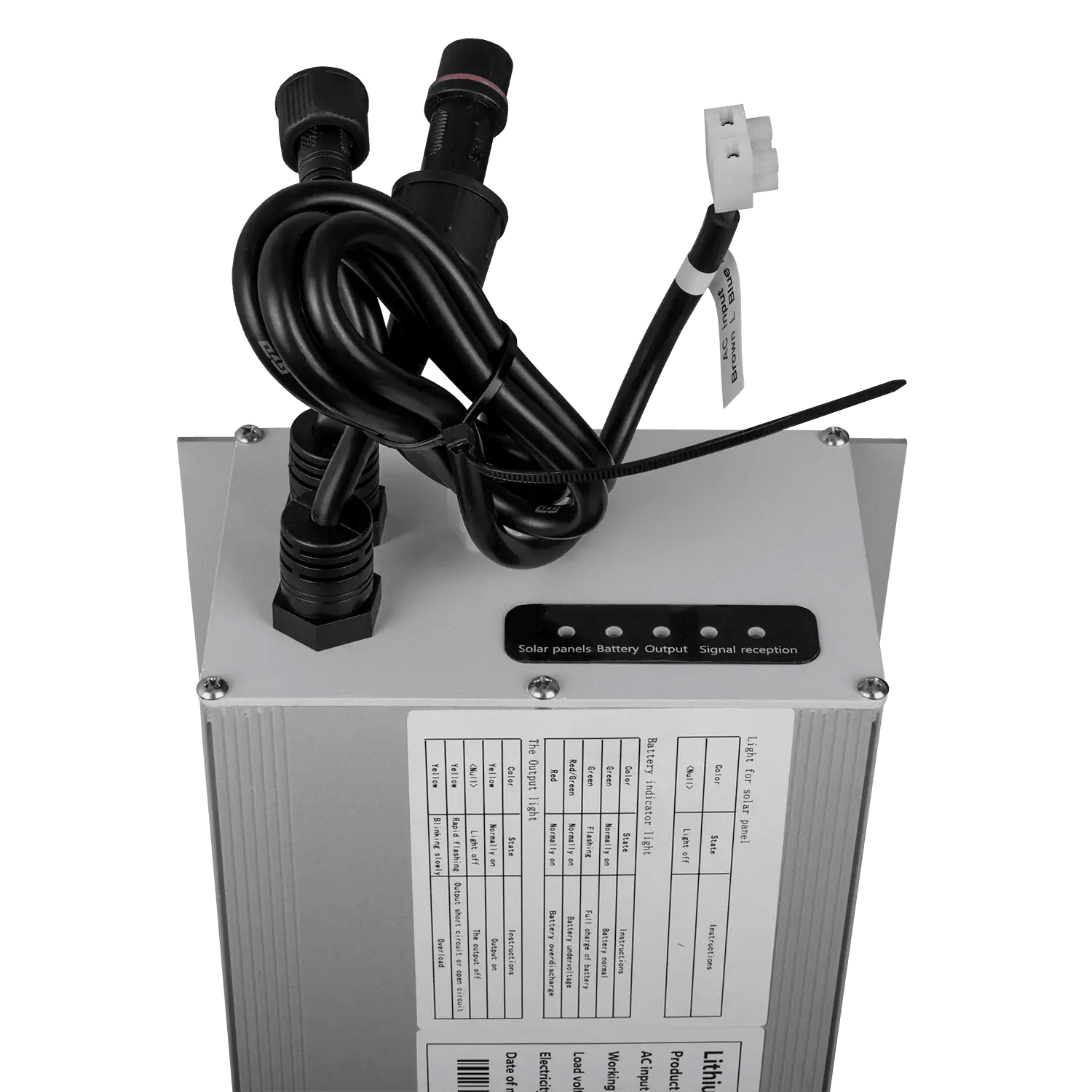 Panneau-solaire-de-120-W-avec-batterie-Reference-SOLAR-120W-BATT-768WH-TSA-Distribution-109330171 - TSA Distribution