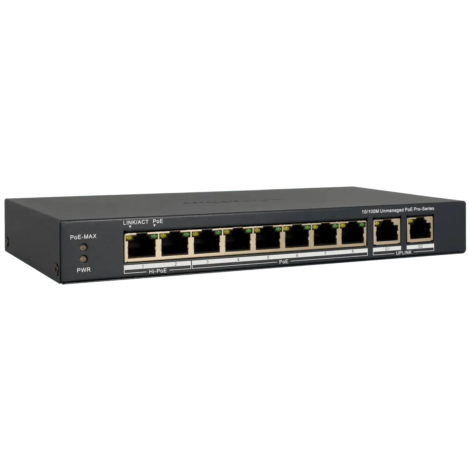 Switch-10-ports-avec-8-ports-PoE-HIKVISION-Reference-DS-3E0310HP-E-TSA-Distribution-109203194 - TSA Distribution
