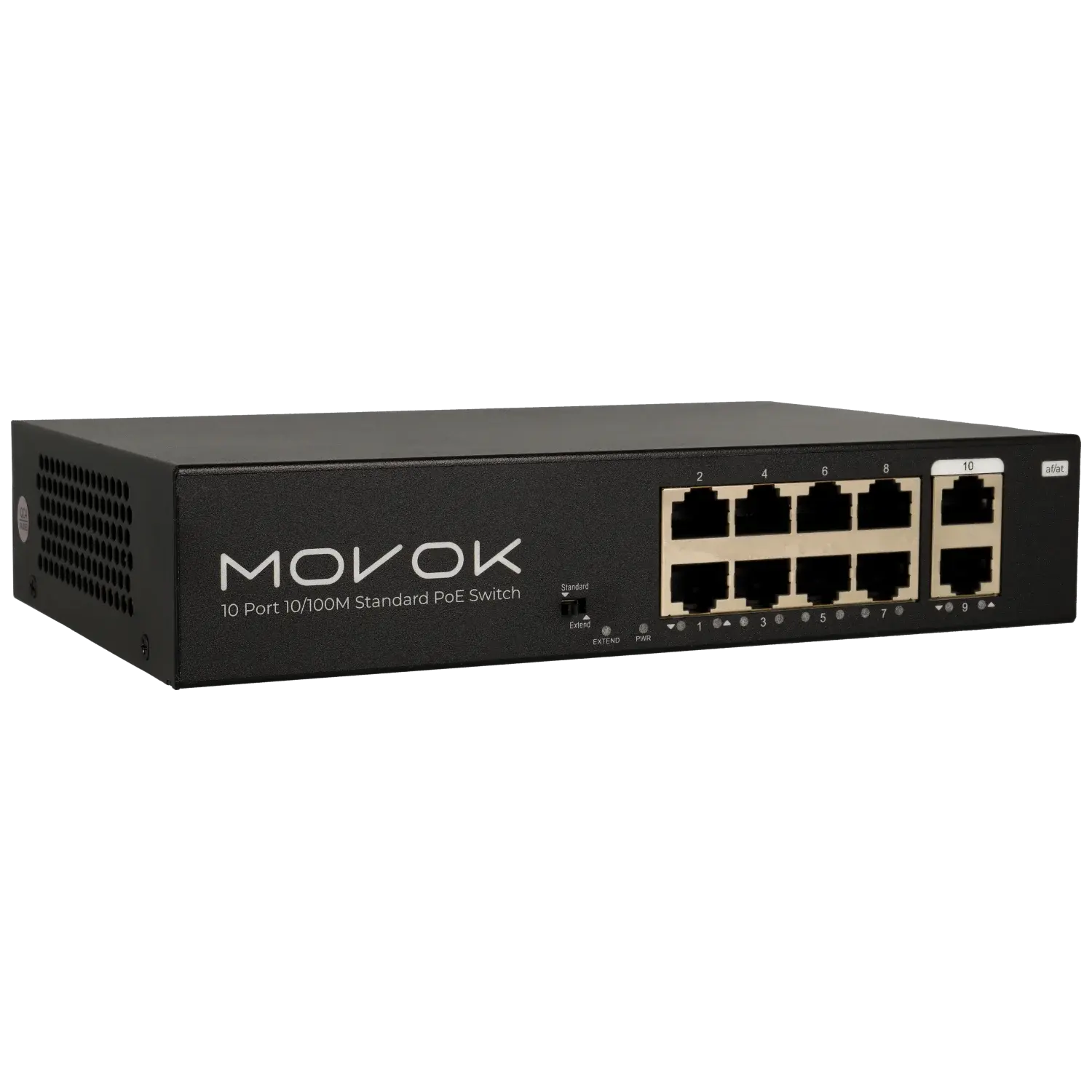 Switch 10 ports avec 8 ports PoE / Référence VK-SWITCH-1008POE-100