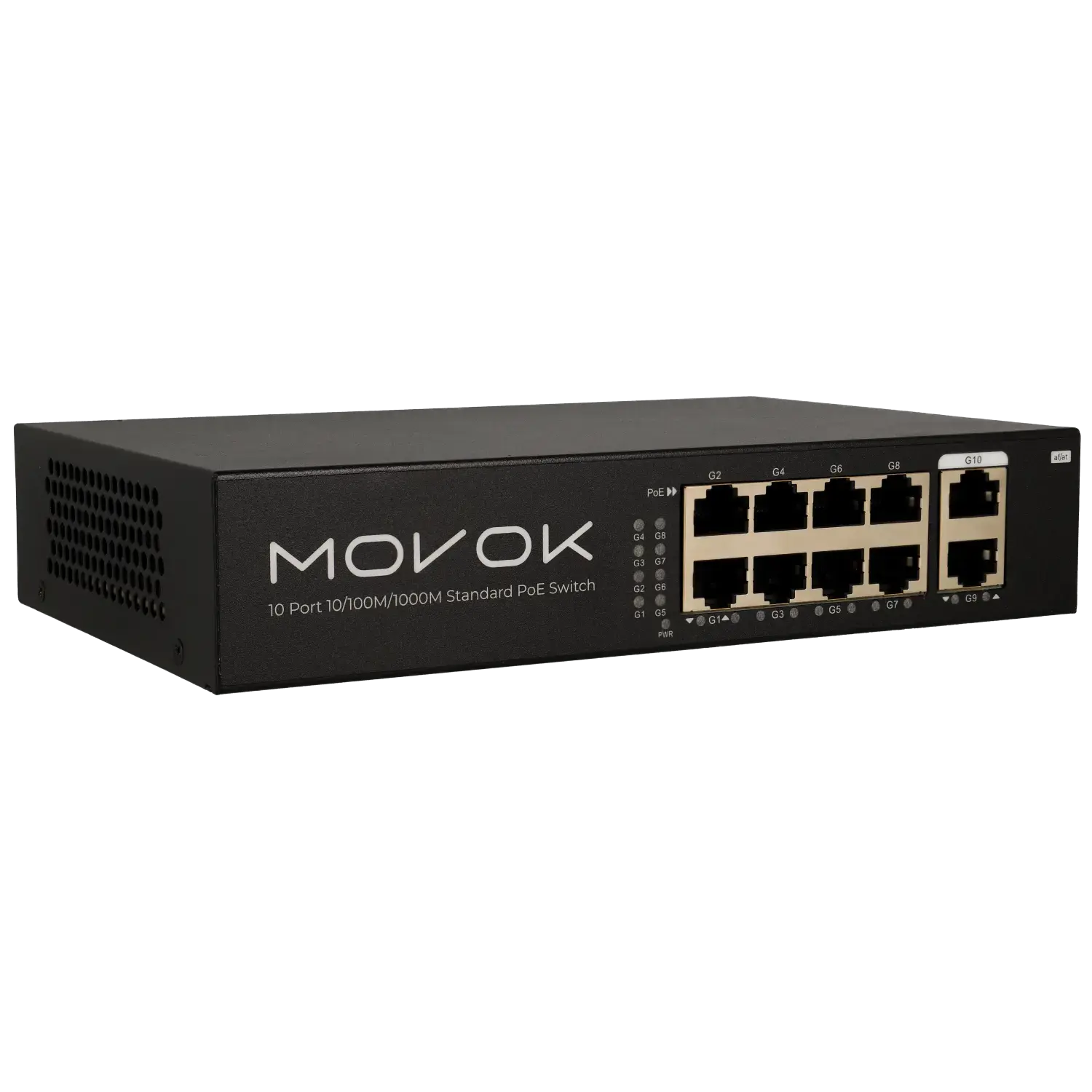 Switch 10 ports avec 8 ports PoE / Référence VK-SWITCH-1008POE-120-G