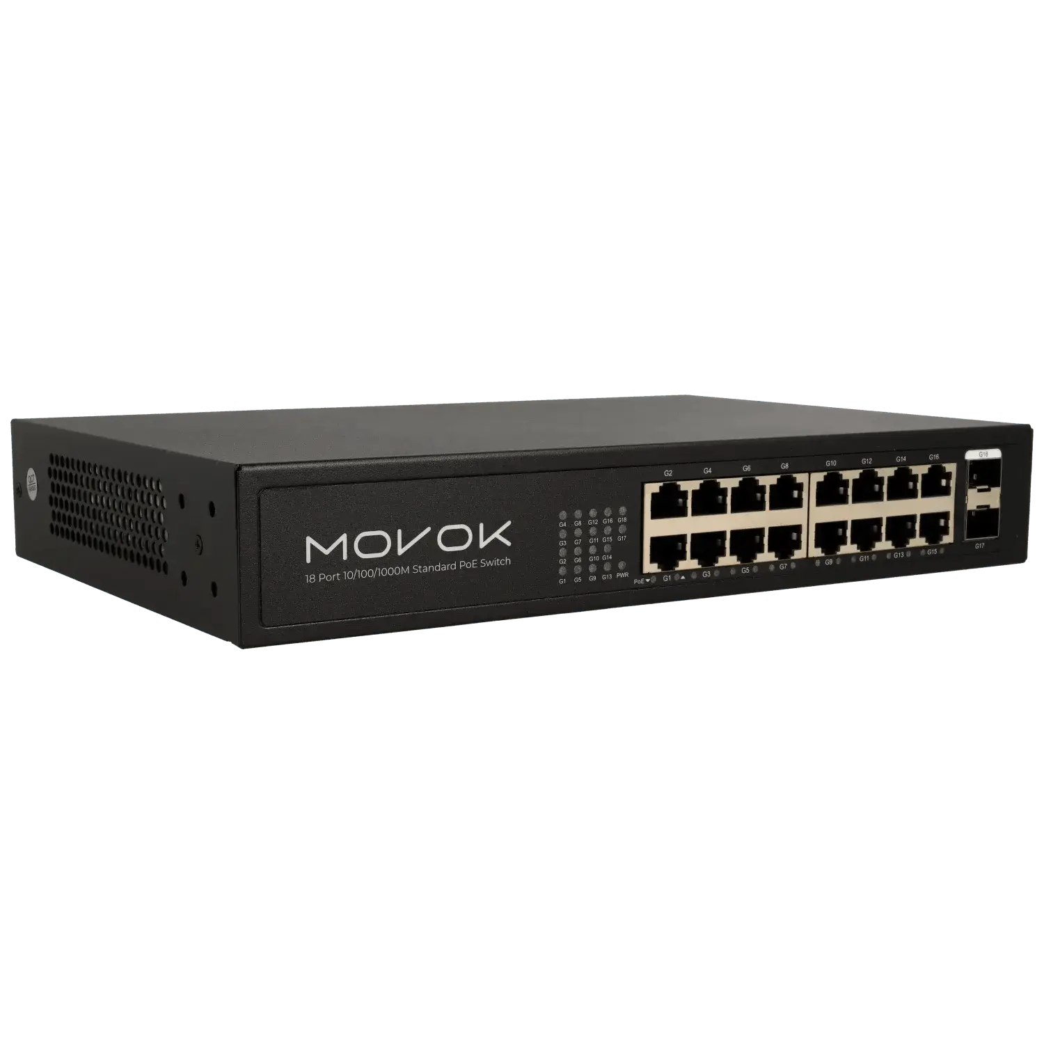 Switch-18-ports-avec-16-ports-PoE-Reference-VK-SWITCH-1816POE-250-G-TSA-Distribution-108686481 - TSA Distribution