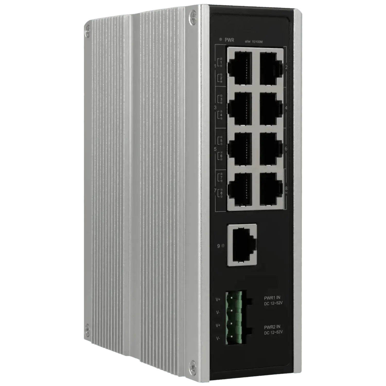 Switch-9-ports-avec-8-ports-PoE-Reference-SWITCH-0908POE-80-IND-SOLAR-TSA-Distribution-110040196 - TSA Distribution
