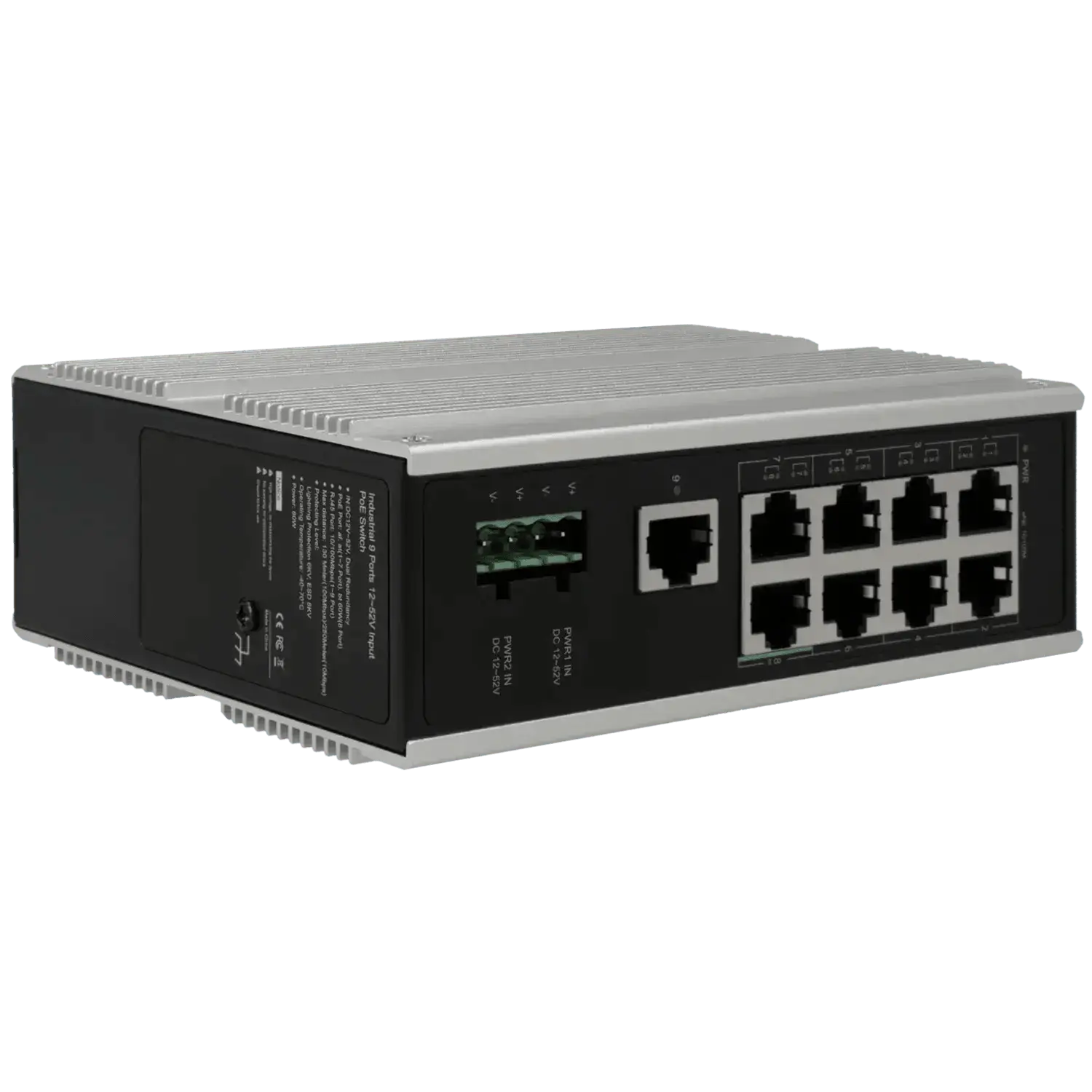 Switch-9-ports-avec-8-ports-PoE-Reference-SWITCH-0908POE-80-IND-SOLAR-TSA-Distribution-110040322 - TSA Distribution