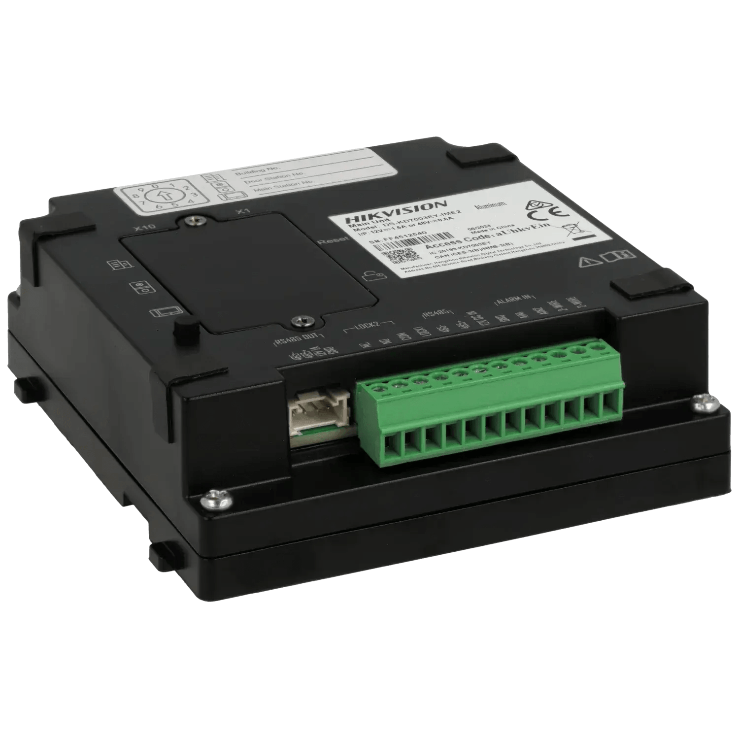 Video-portier-HIKVISION-2-fils-avec-camera-Reference-DS-KD7003EY-IME2-ALUMINUMDS-KD7003EY-IME2-ALUMINUM-TSA-Distribution-109318934 - TSA Distribution