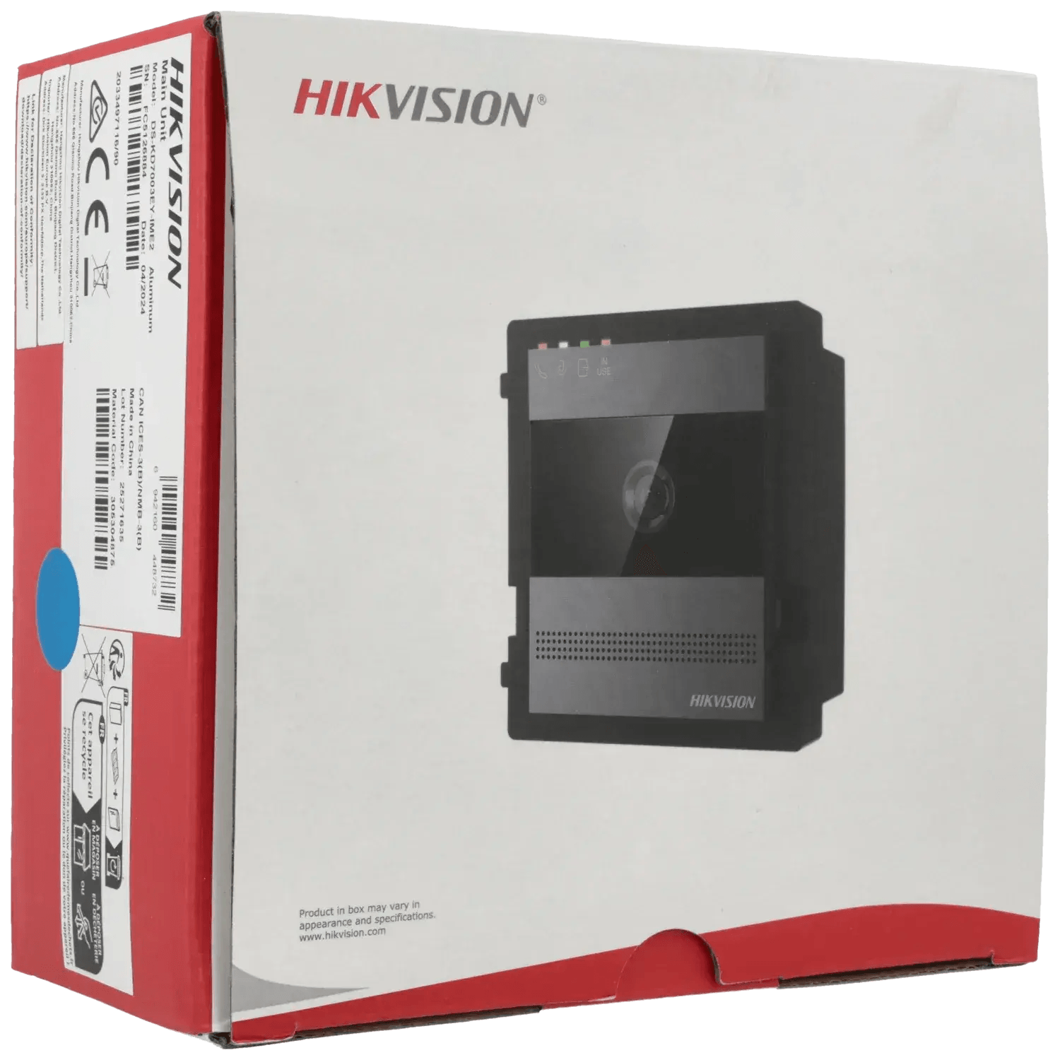 Video-portier-HIKVISION-2-fils-avec-camera-Reference-DS-KD7003EY-IME2-ALUMINUMDS-KD7003EY-IME2-ALUMINUM-TSA-Distribution-109319048 - TSA Distribution