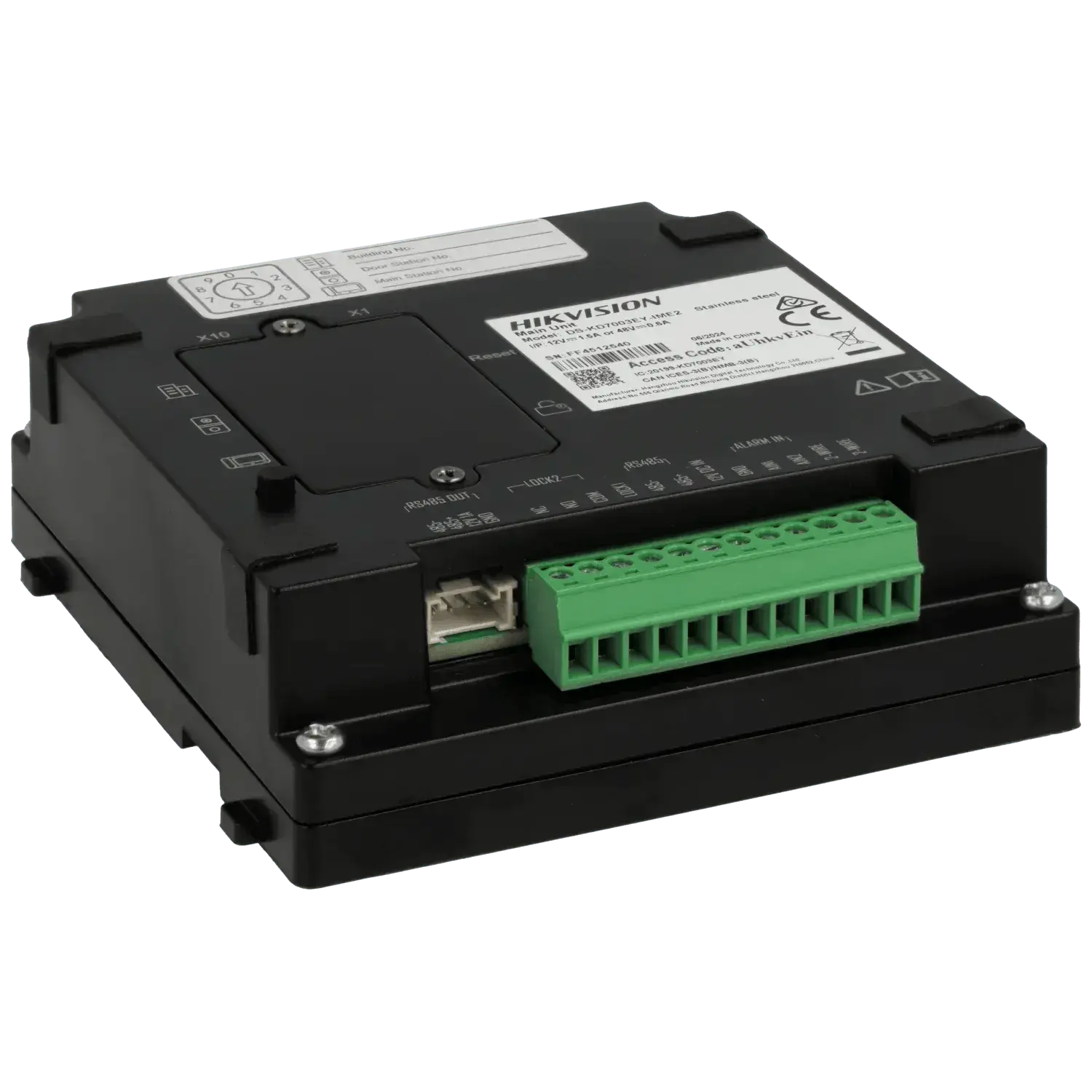 Video-portier-HIKVISION-2-fils-avec-camera-Reference-DS-KD7003EY-IME2-TSA-Distribution-109321073 - TSA Distribution