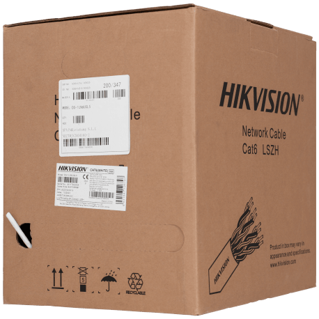 Câble HIKVISION UTP cat6 305 m / Référence DS-1LN6USL5