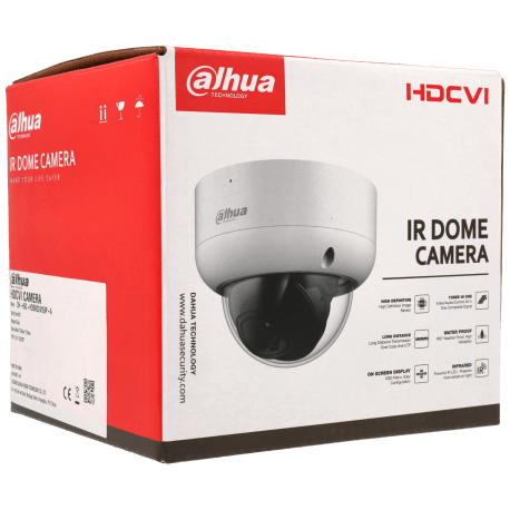 Caméra DAHUA mini dôme hd-cvi avec 8 mégapixels et objectif fixe / Référence HAC-HDBW1801EA-A