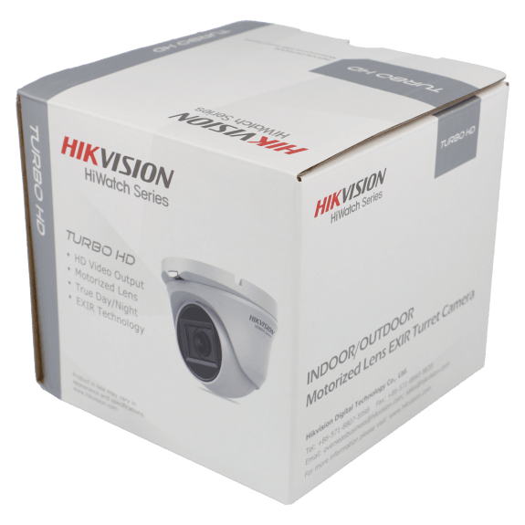 Caméra HIKVISION mini dôme 4 en 1 (cvi, tvi, ahd et analogique) avec 2 mégapixels et objectif zoom optique / Référence HWT-T323-Z - TSA Distribution