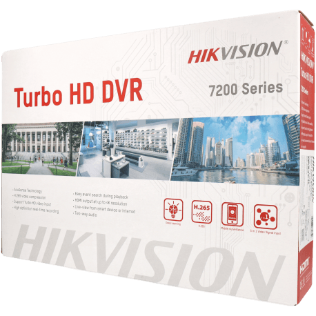 Enregistreur 5 en 1 (hd-cvi, hd-tvi, ahd, analogique et IP) HIKVISION PRO pour 16 canaux et 8 mpx de résolution maximale / Référence IDS-7216HUHI-M2/S/4A+16/4