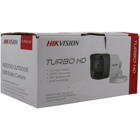 C​améra HIKVISION PRO compactes 4 en 1 (cvi, tvi, ahd et analogique) avec 8 mégapixels et objectif fixe / Référence DS-2CE16U1T-ITF